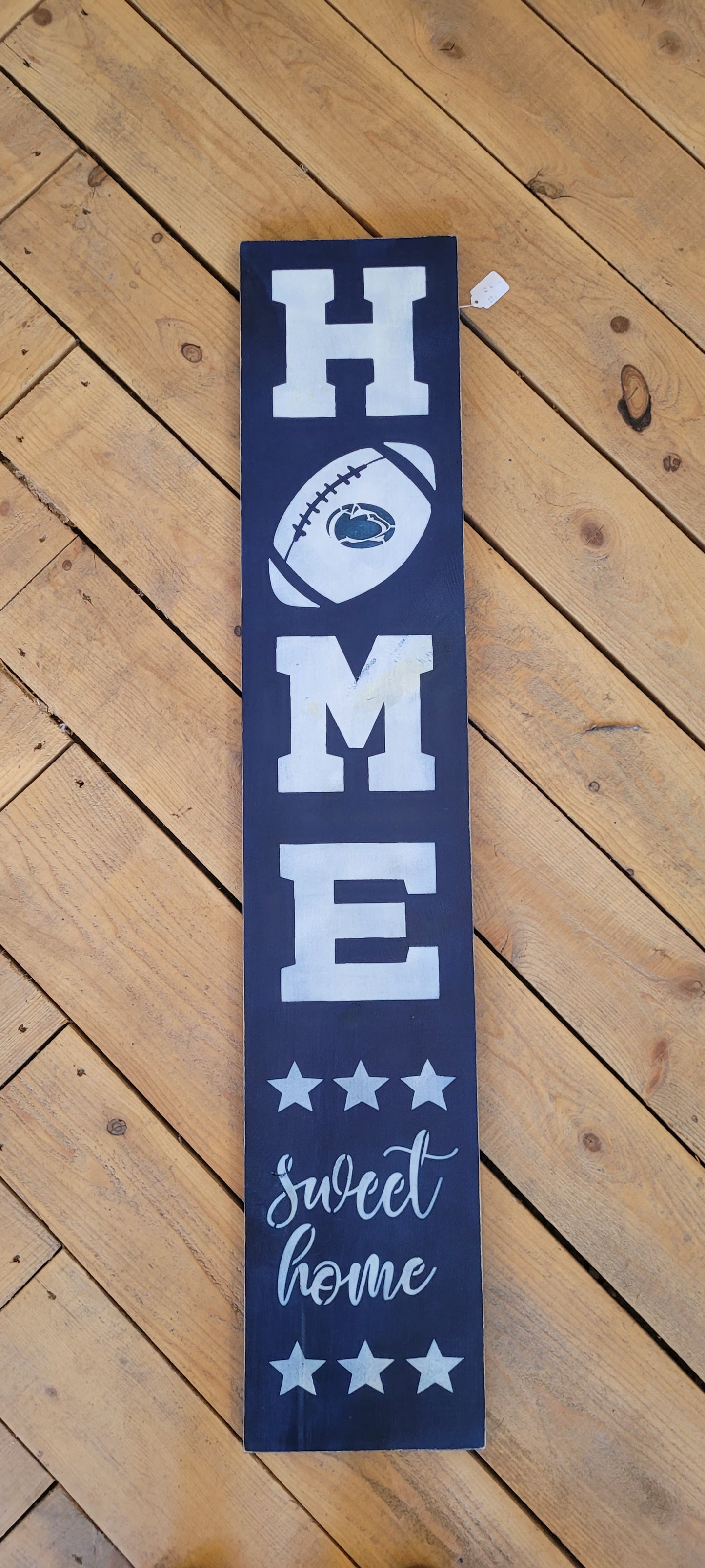 2 P's in a Pod Football home sign
