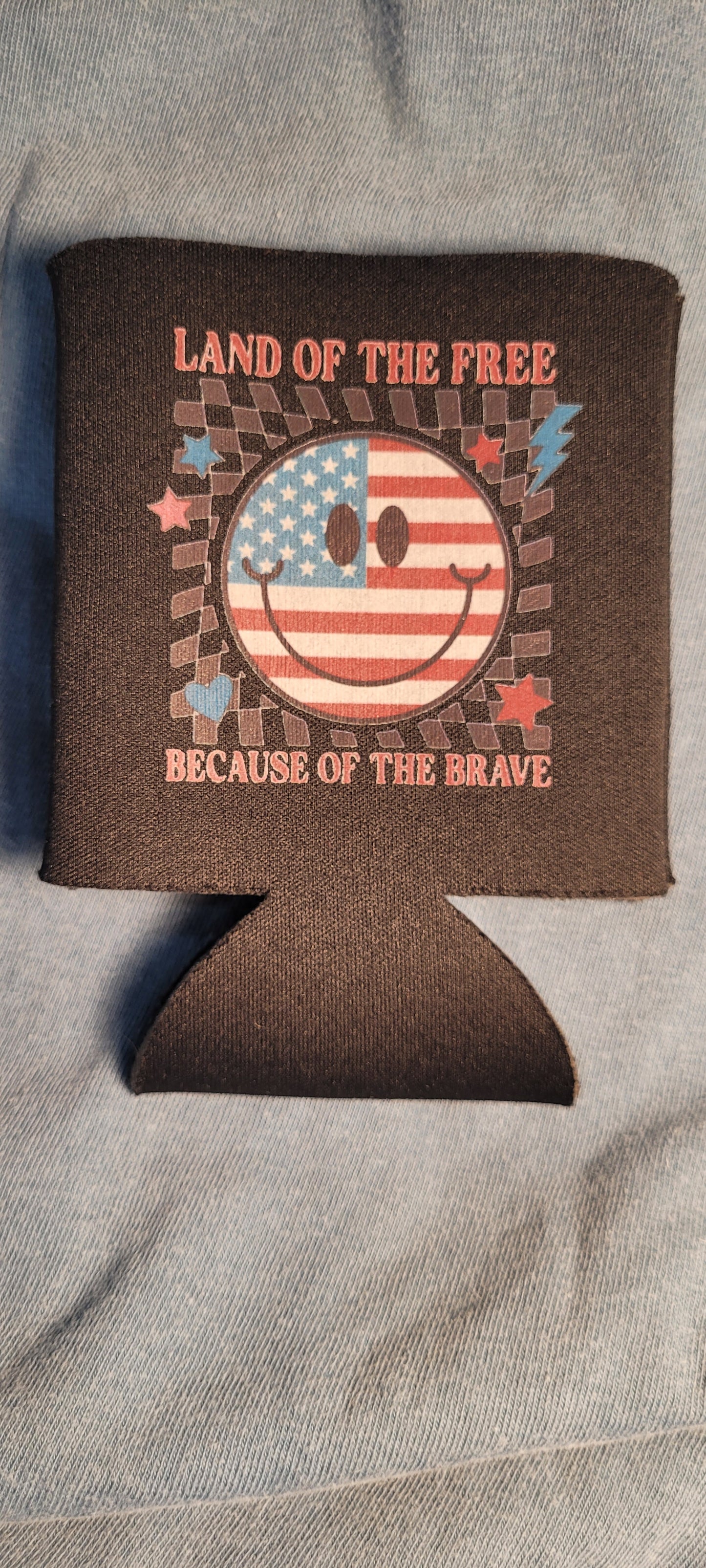 Land of the free koozie