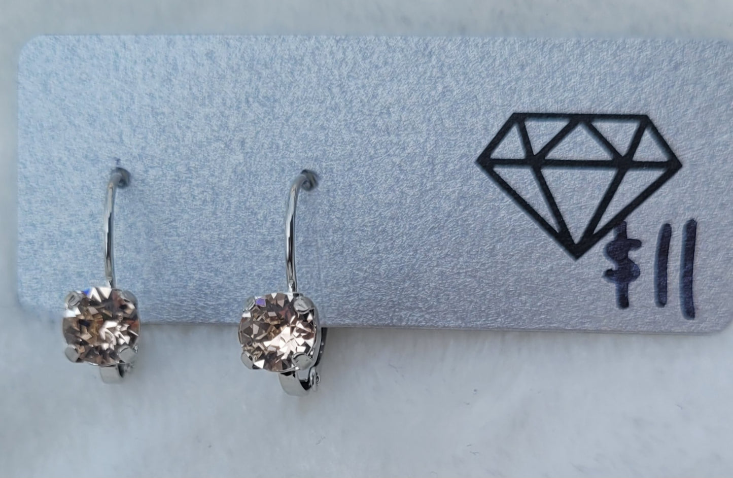 Mini Essential Drop Earring Champagne