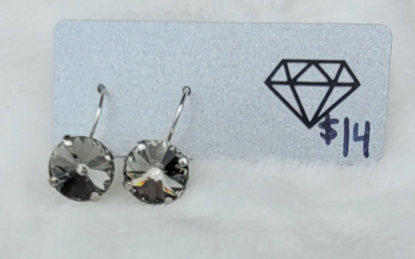 Classic Drop Earring Smoke