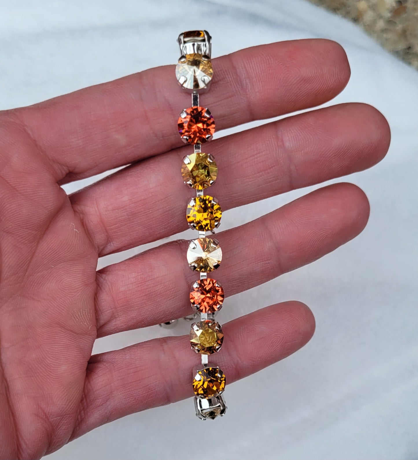 Classic Bracelet Gold Copper Coral