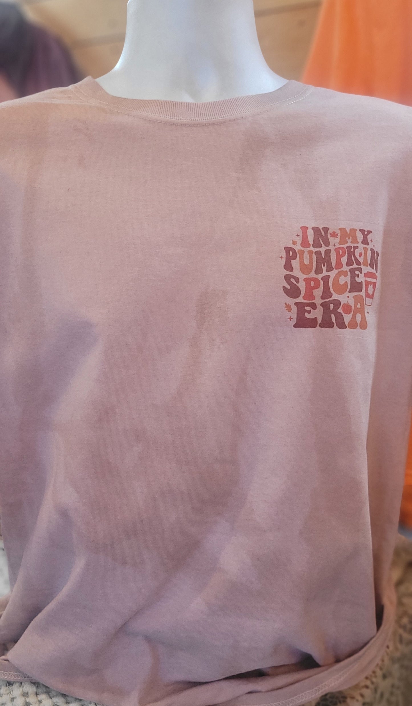 In My Pumpkin Spice Era Tie Dye Tshirt