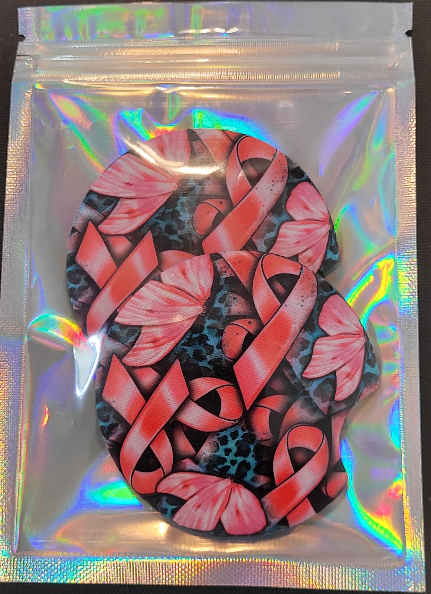 Breast Cancer Awareness Car Coaster