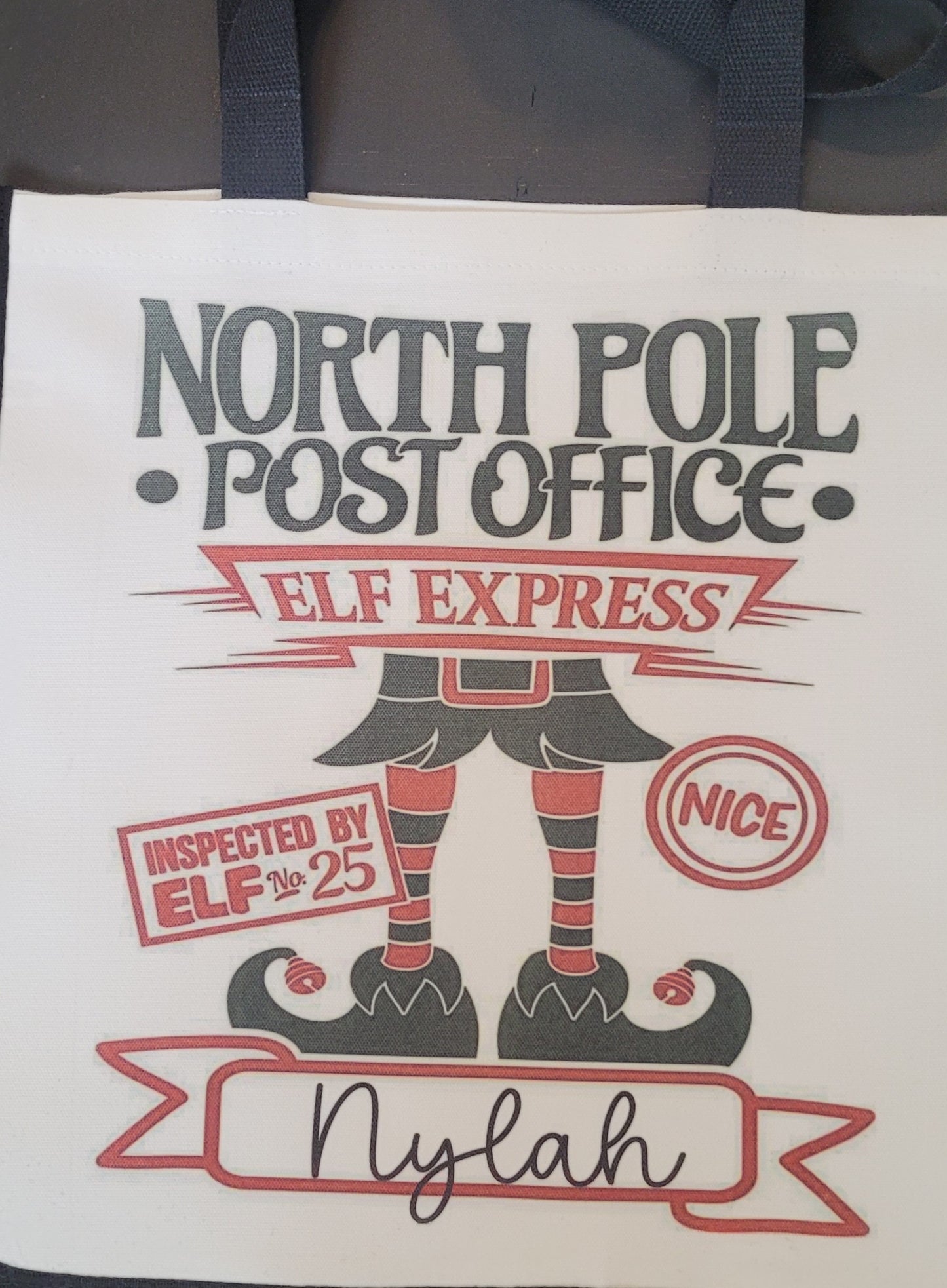 Personalized Christmas Totes (add Name at note section of checkout)