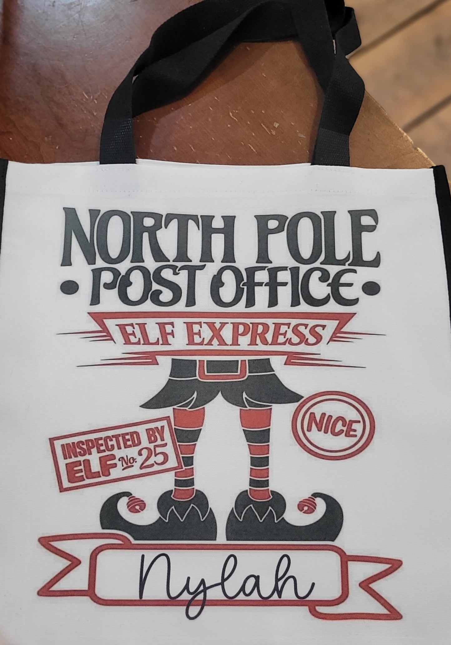 Personalized Christmas Totes (add Name at note section of checkout)