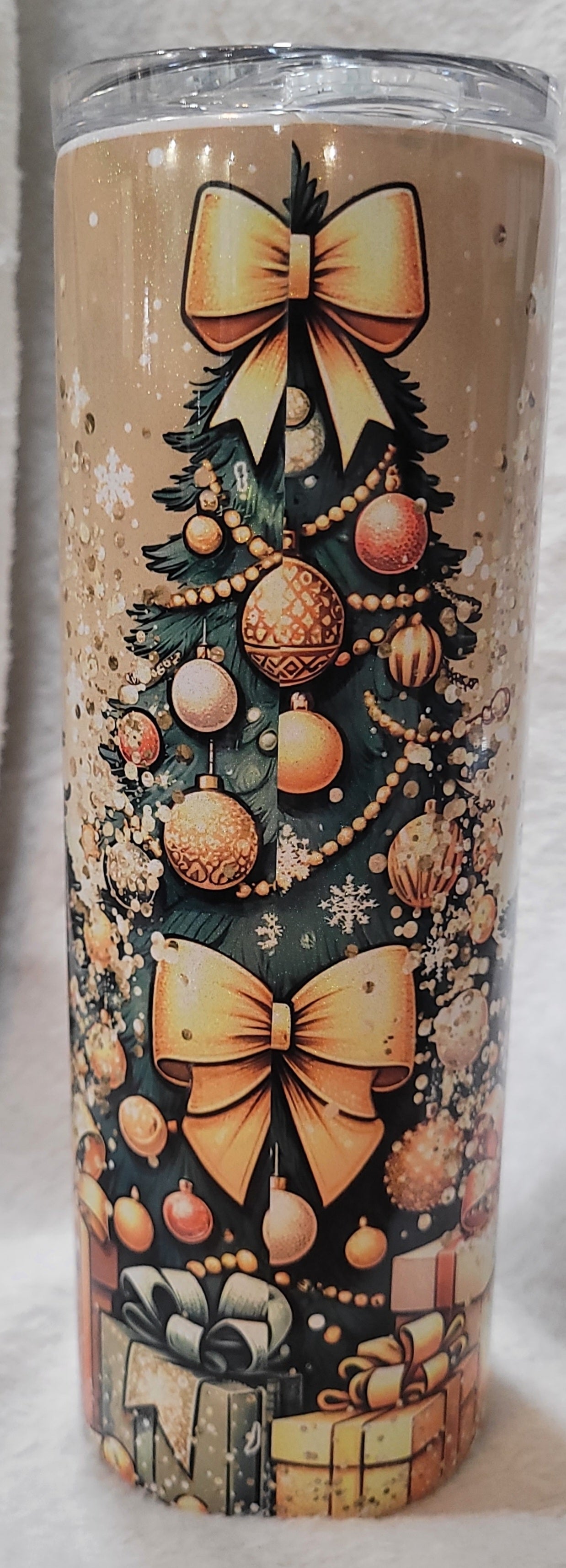 Highland Cow Christmas Tumbler