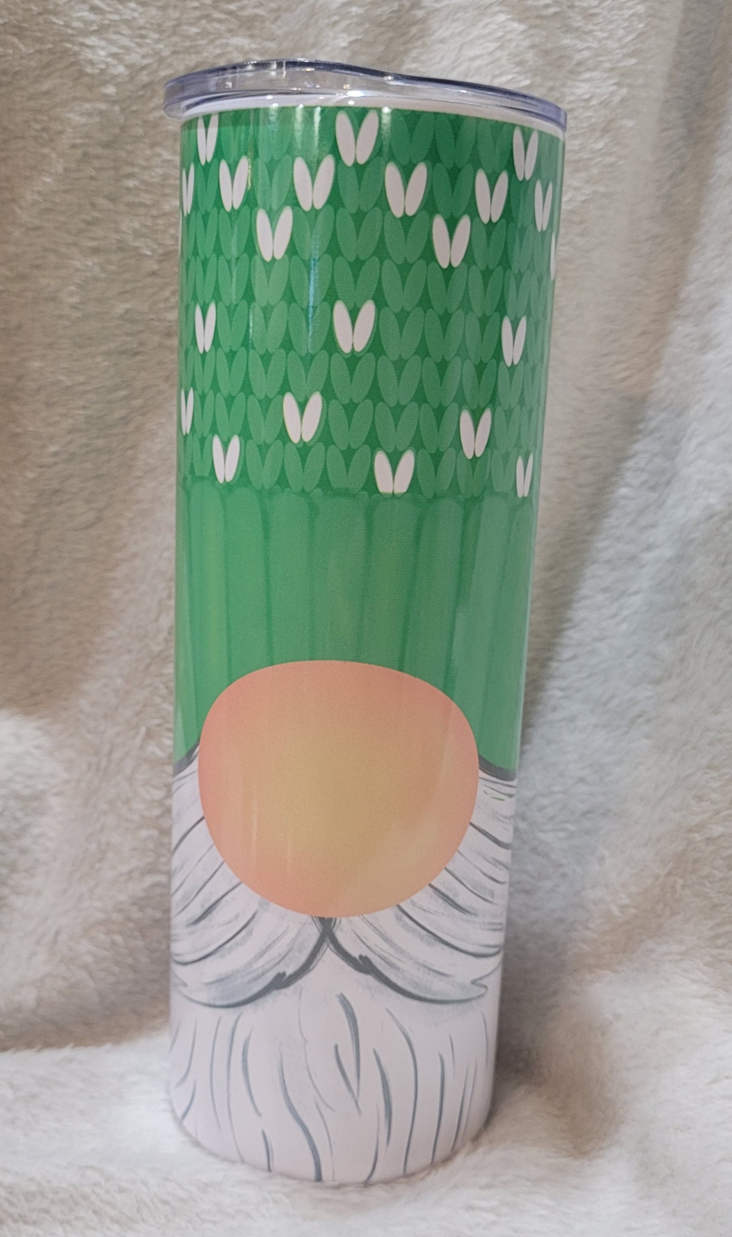 Christmas Gnome Green Tumbler