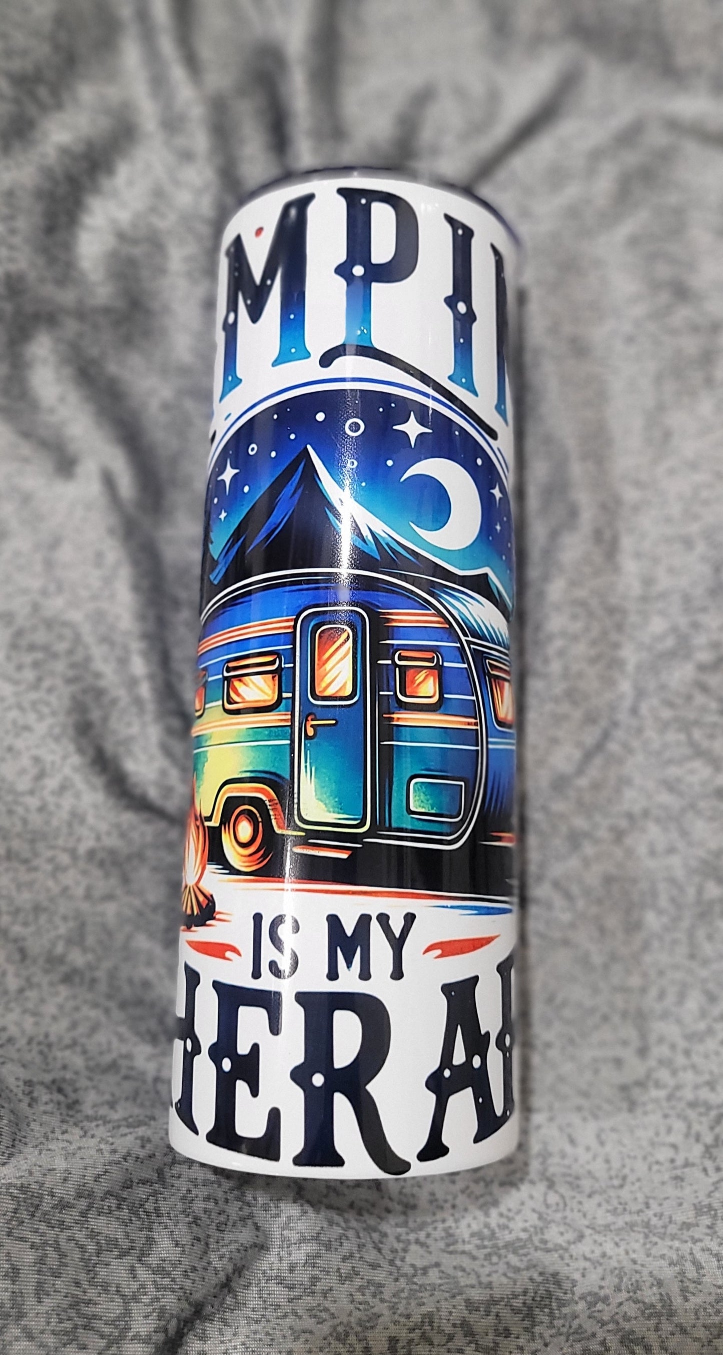 Camping is My Therapy 20 oz Tumbler