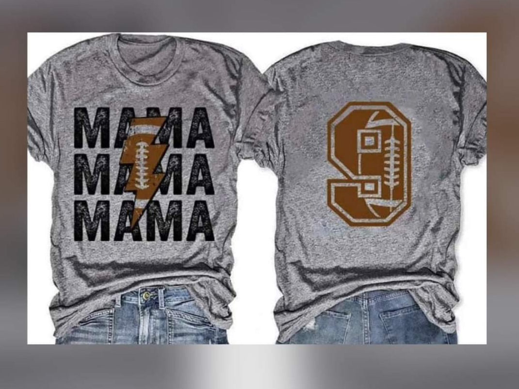 Customized Football Tshirt (customize in your cart)