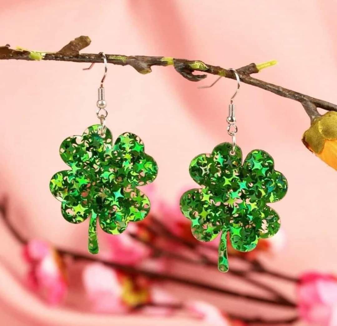 Beyond the Crystal Dangle Shamrocks