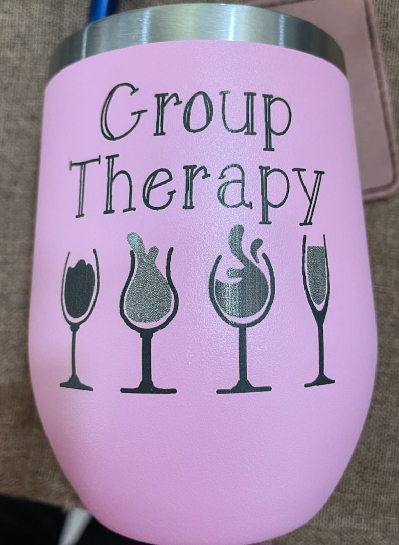 12oz Wine Tumbler Engraving
