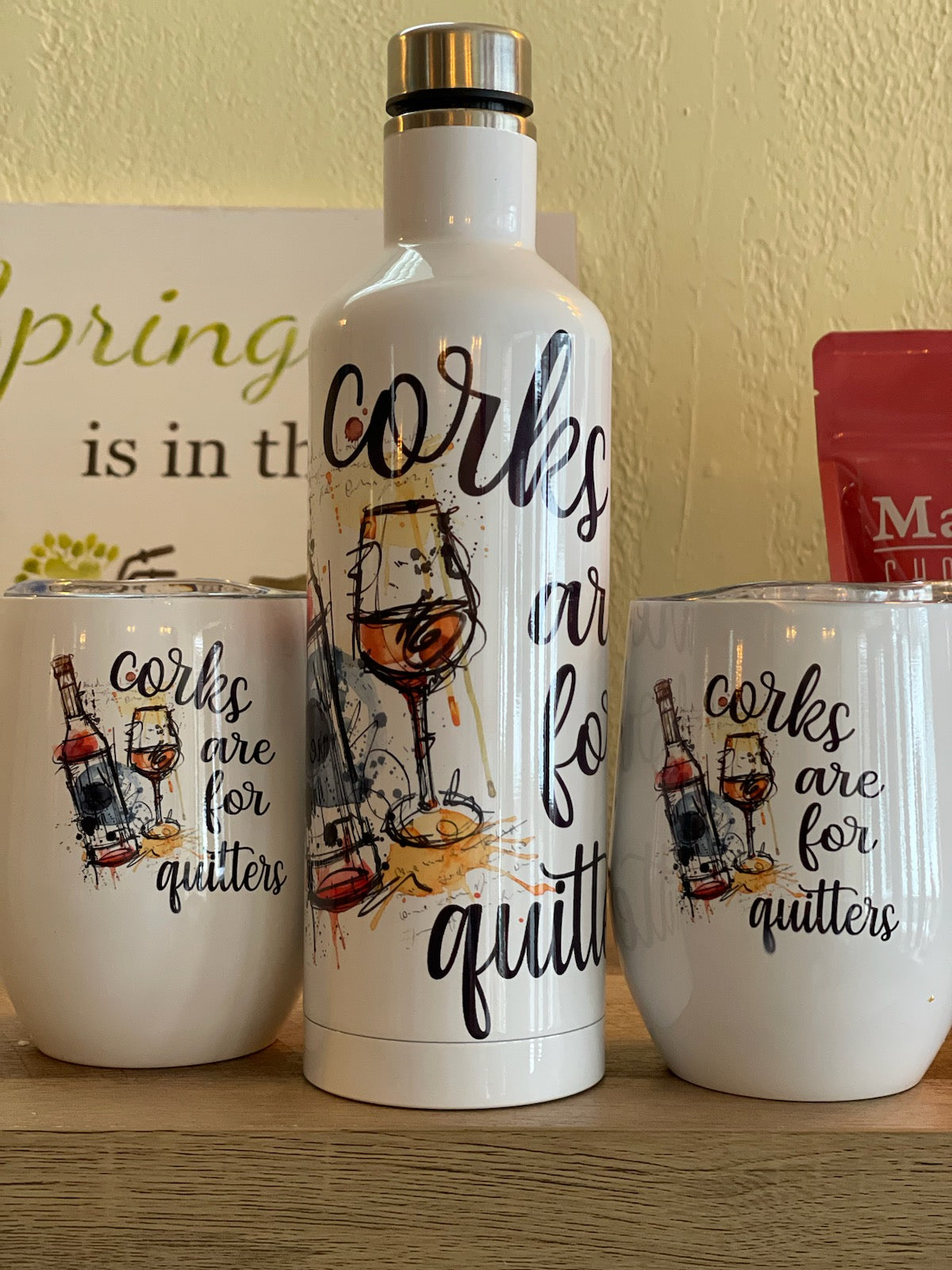 Personalized Wine Set Tumbler