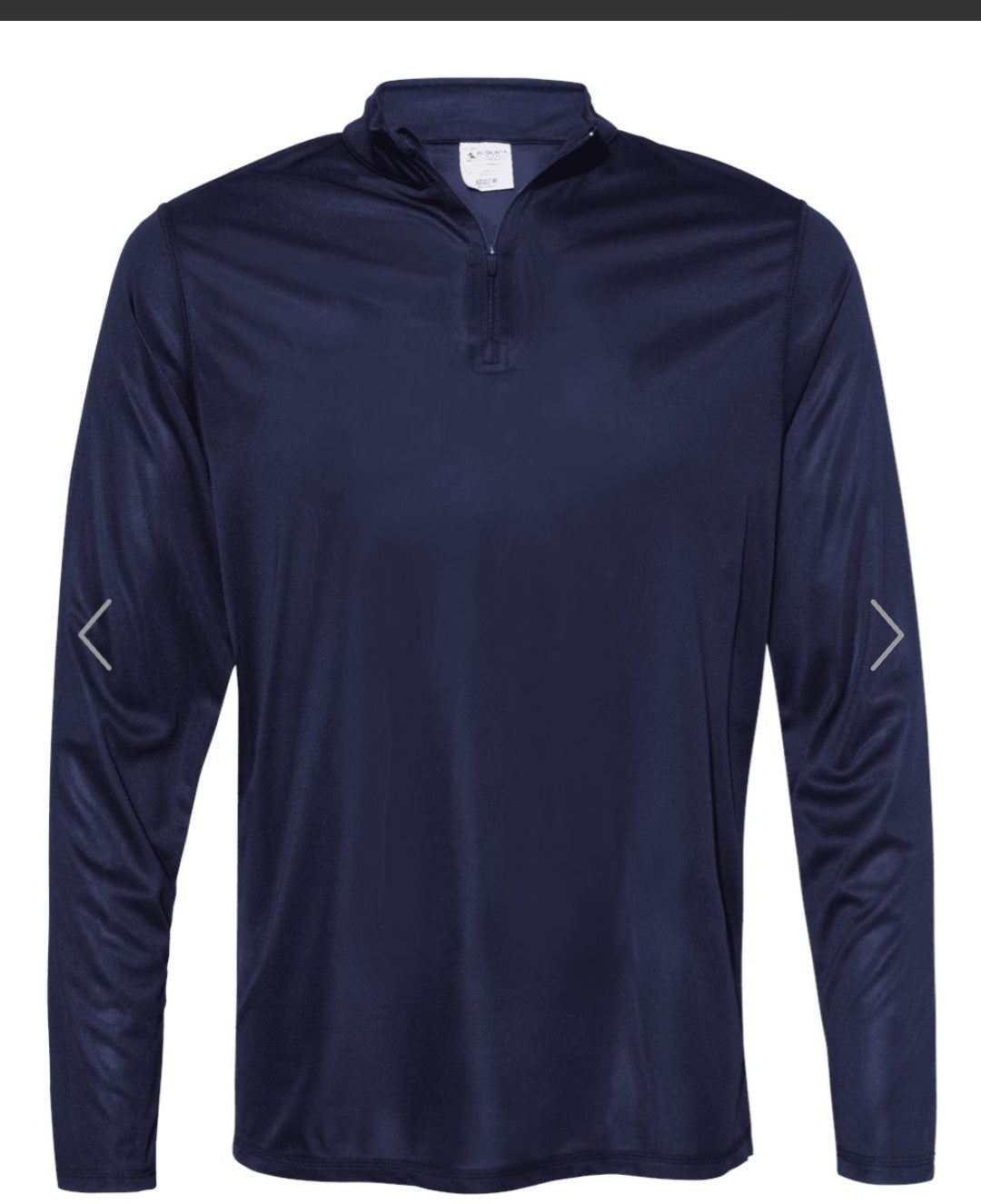 EBNER - Augusta Quarter Zip Unisex- NAVY