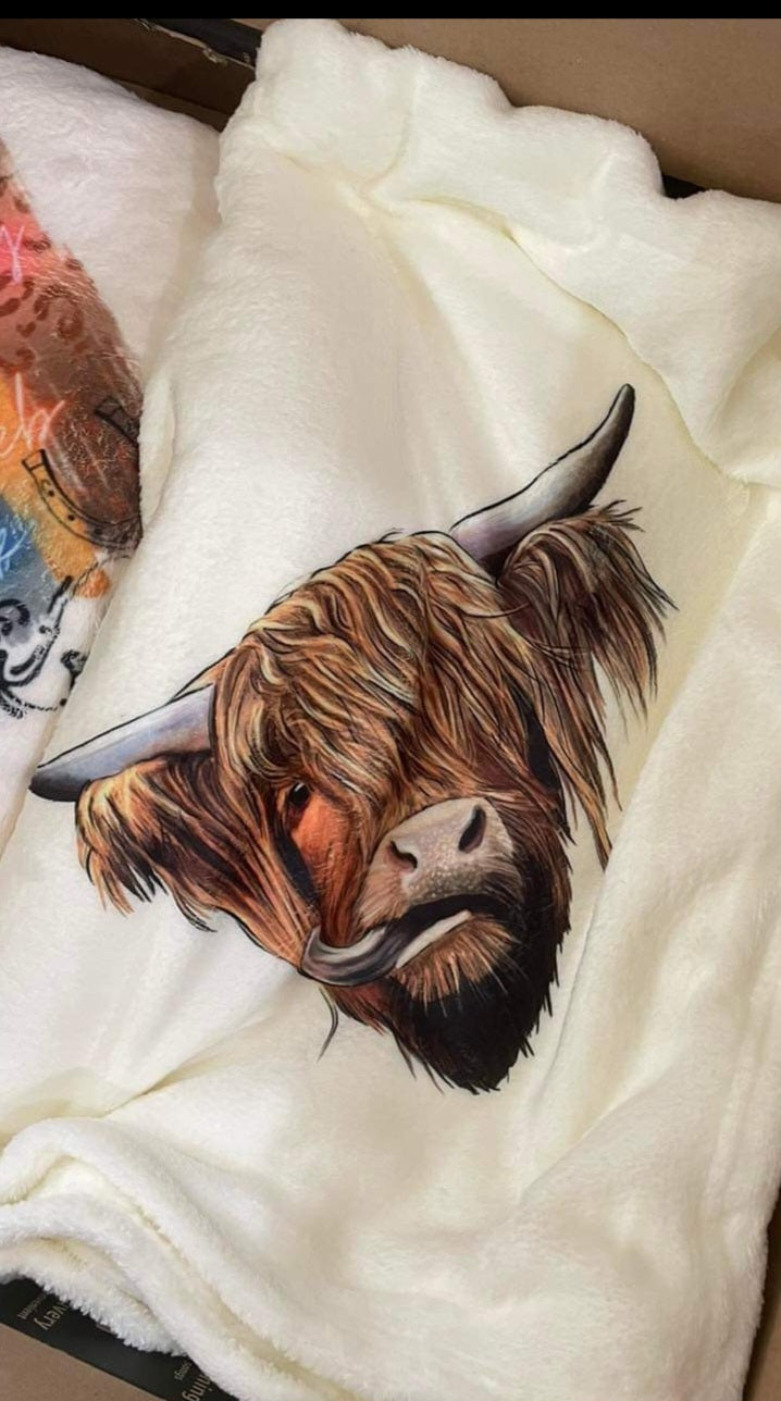 Highland Cow Blanket