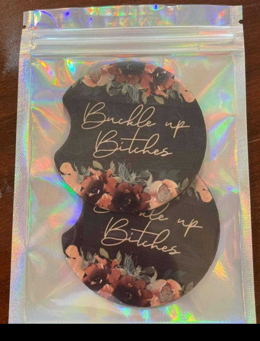 Buckle Up Car Coaster