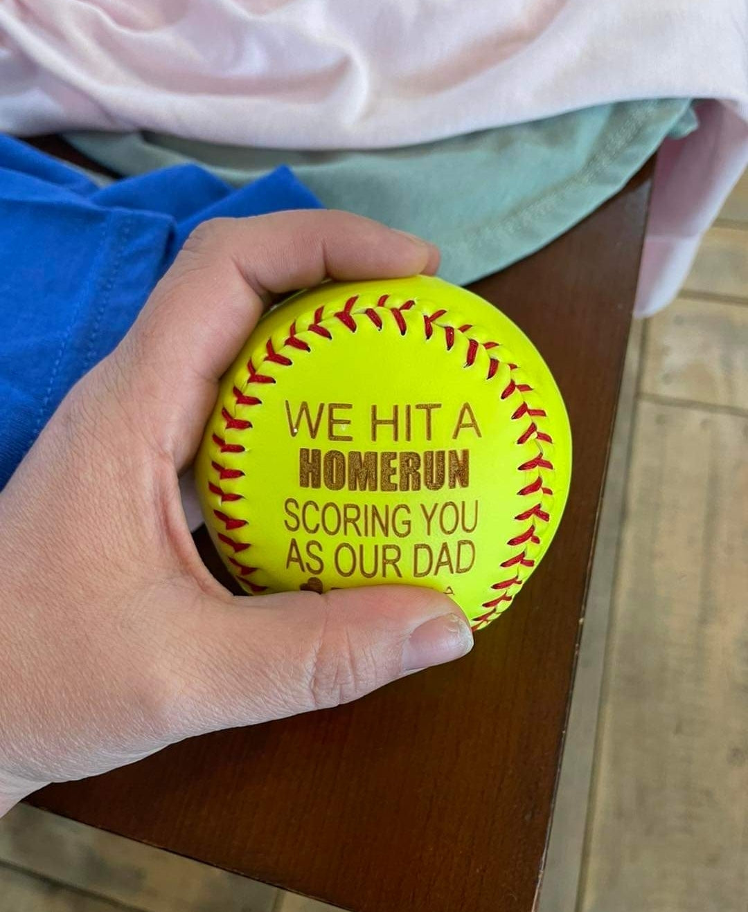 Laser Engraved Softball