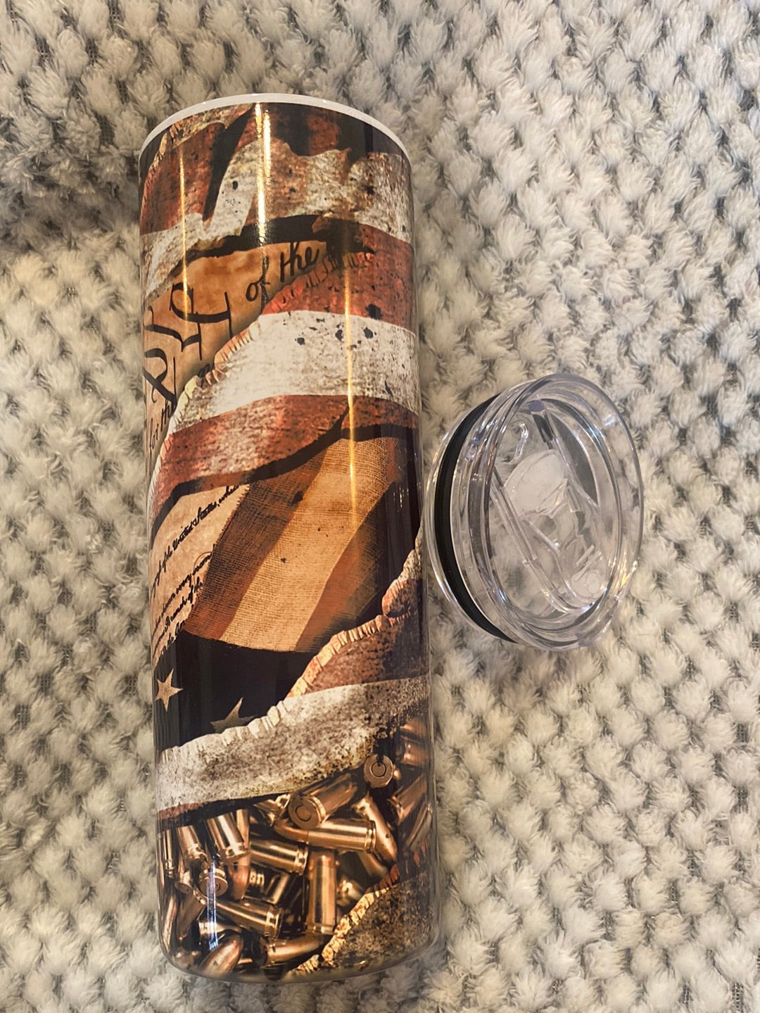 20oz STRAIGHT SKINNY TUMBLER W/ SLIDING LID & STRAW