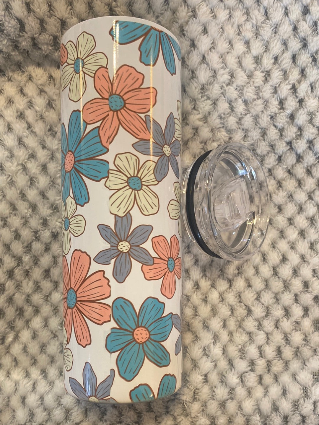 20oz STRAIGHT SKINNY TUMBLER W/ SLIDING LID & STRAW