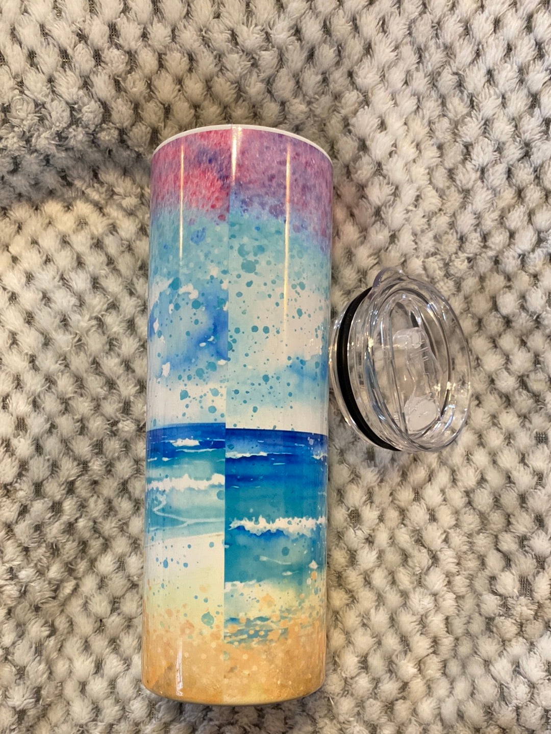 20oz STRAIGHT SKINNY TUMBLER W/ SLIDING LID & STRAW