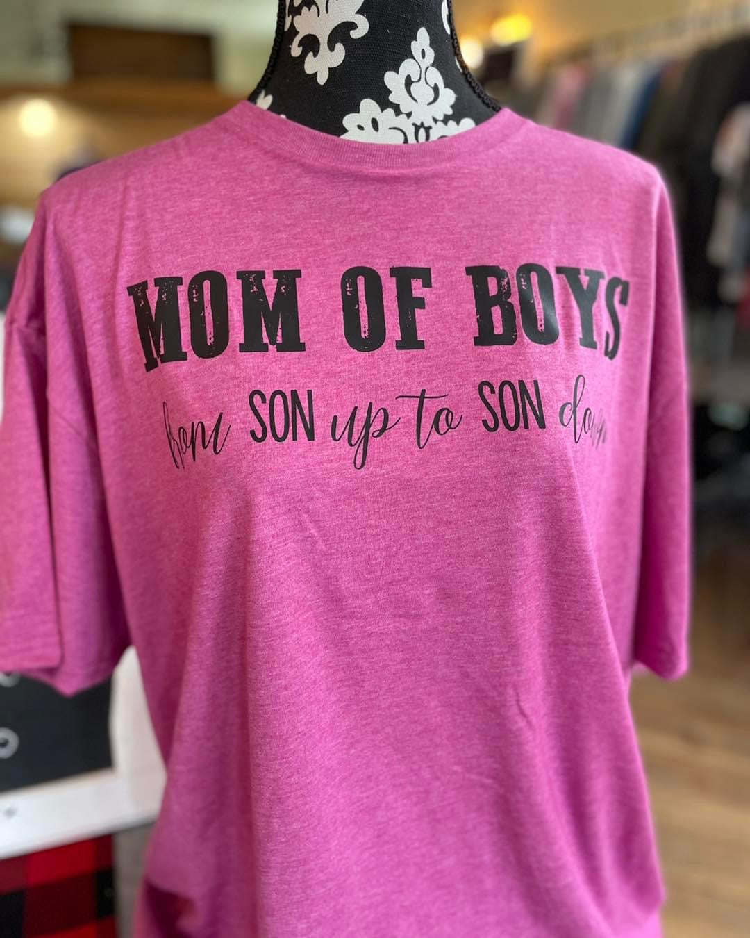 Mom of Boys TSHIRT