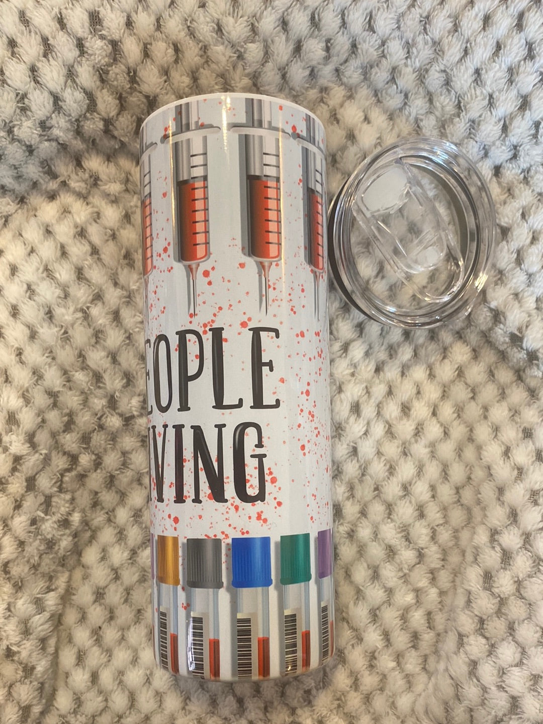 20oz STRAIGHT SKINNY TUMBLER W/ SLIDING LID & STRAW