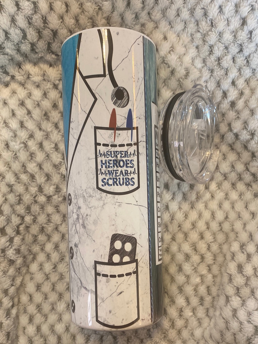 20oz STRAIGHT SKINNY TUMBLER W/ SLIDING LID & STRAW