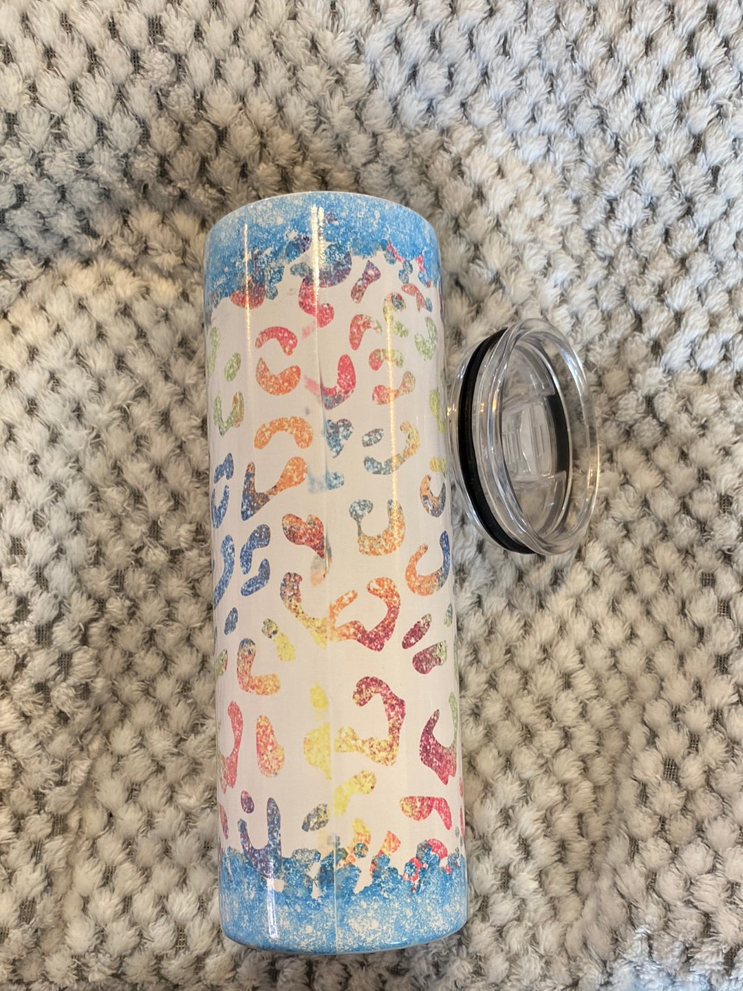 20oz STRAIGHT SKINNY TUMBLER W/ SLIDING LID & STRAW