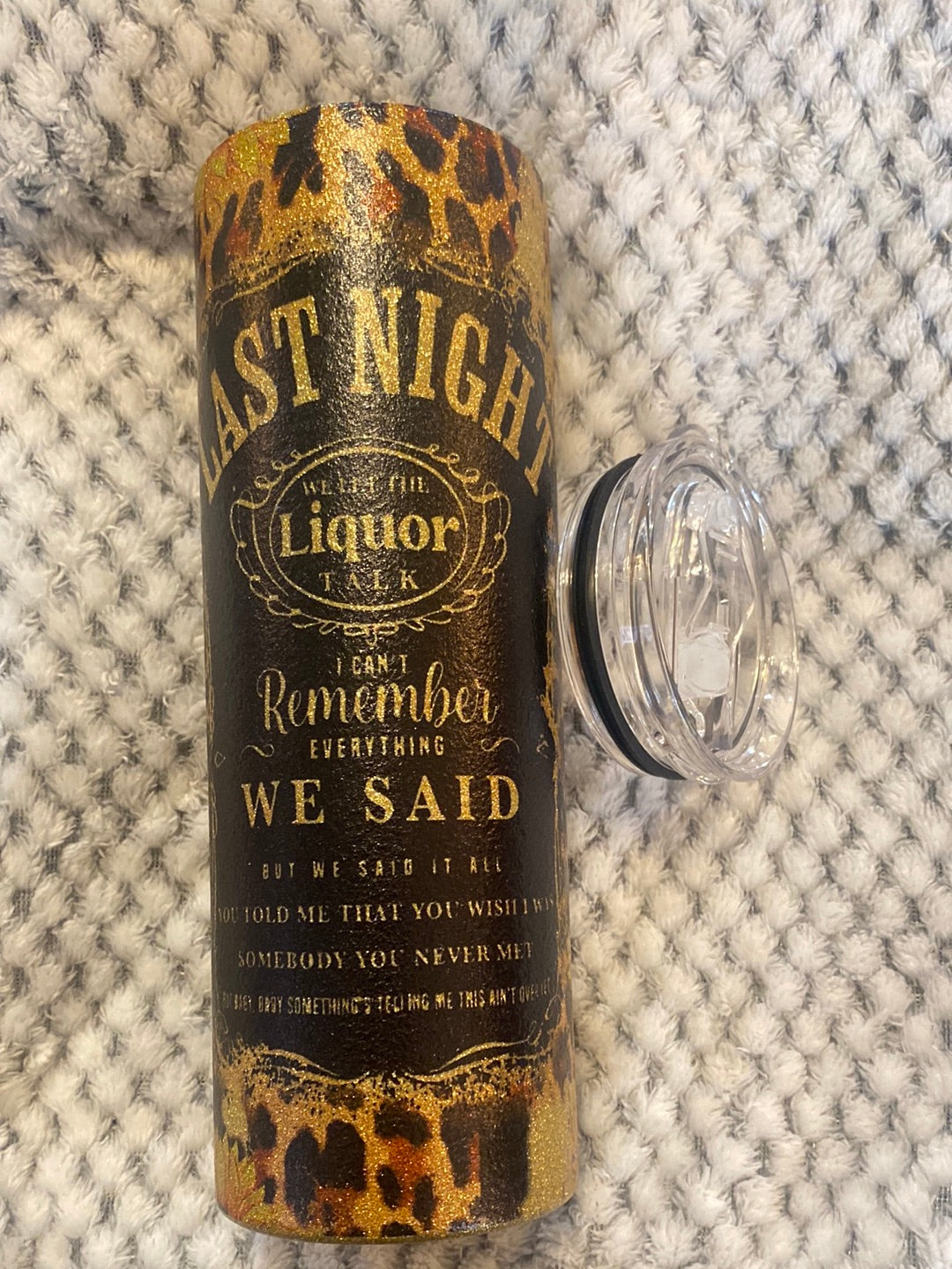 20oz GLITTER TUMBLER