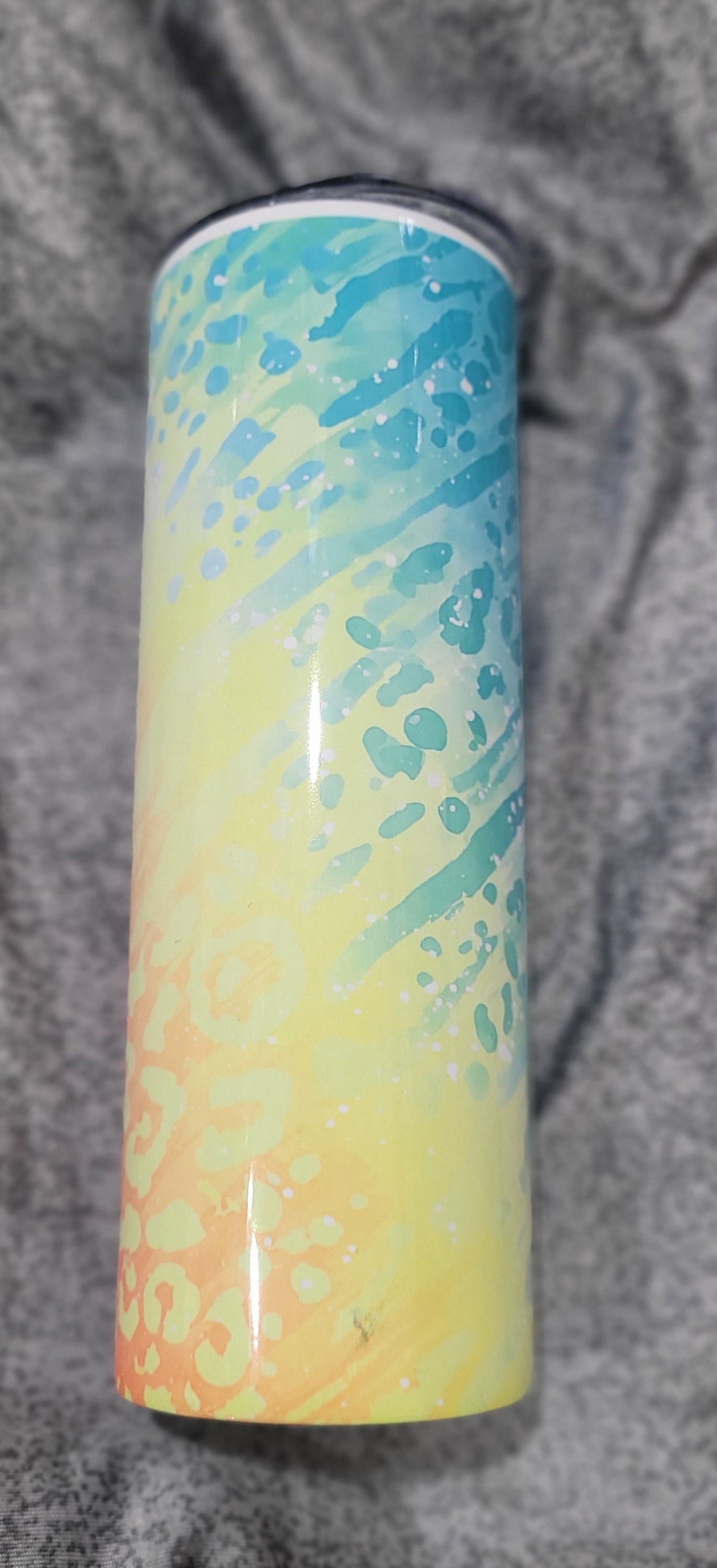 Rainbow Leopard Tumbler 20 oz