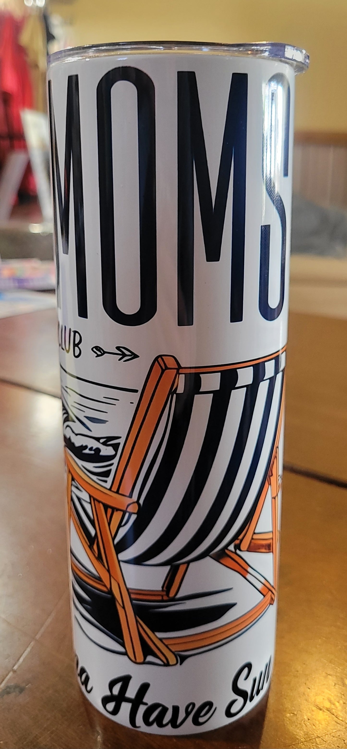 Salty Moms Beach Club 20 oz Tumbler