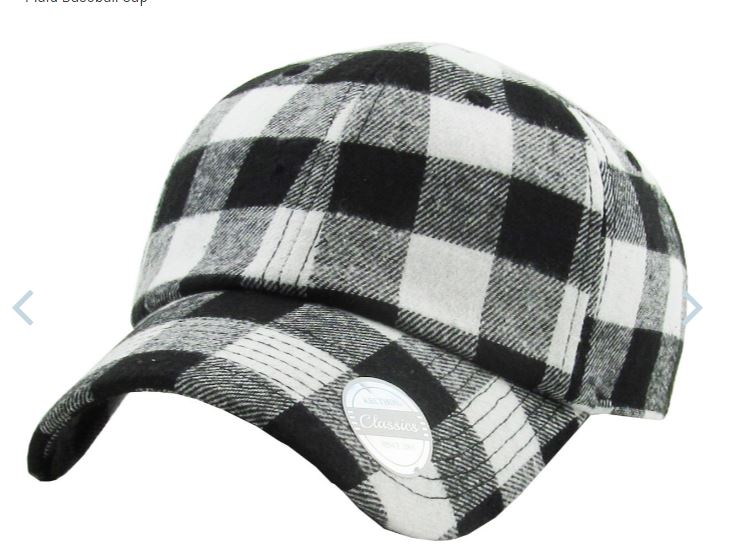 BLACK & WHITE BUFFALO PLAID