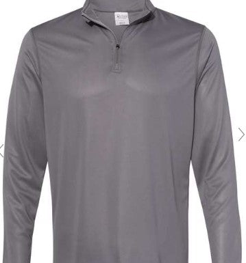 EBNER - Augusta Quarter Zip Unisex- Dark Grey