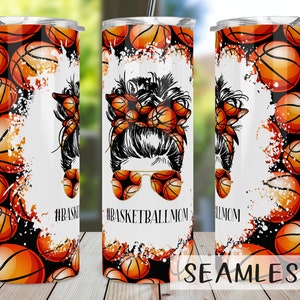 Basketball Mom 20 ounce Tumbler with Slurpy Lid