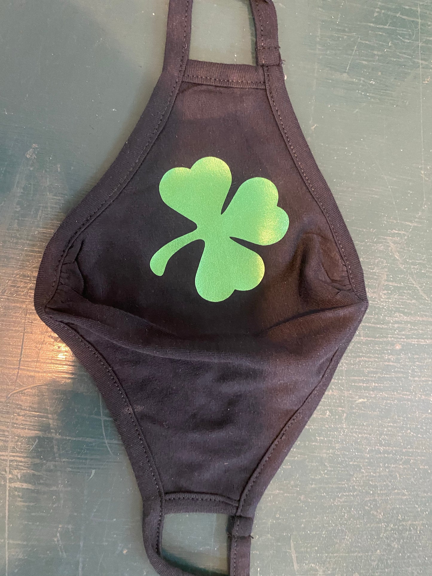 Shamrock face mask