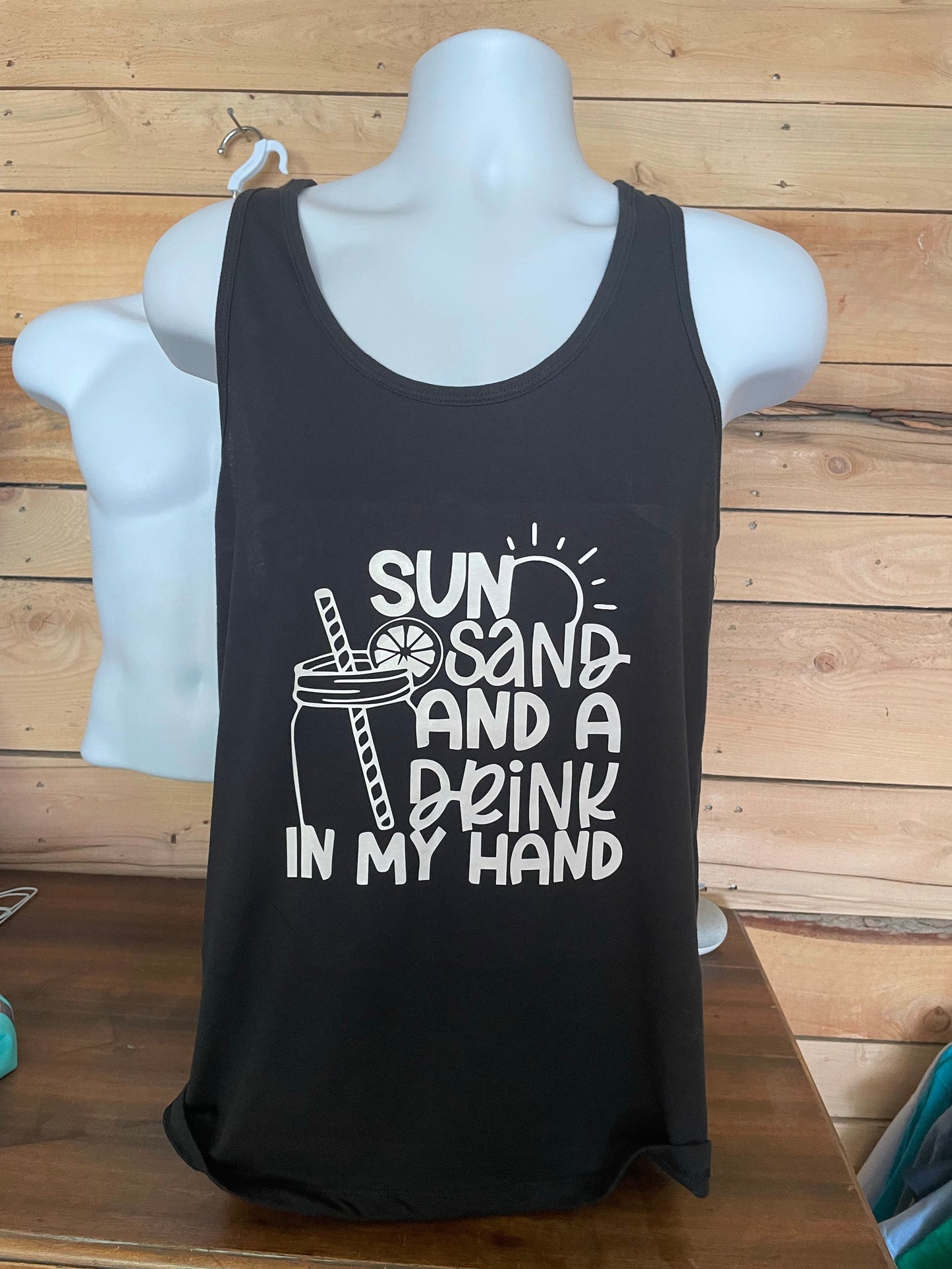 Sun sand and a Drink in my hand
