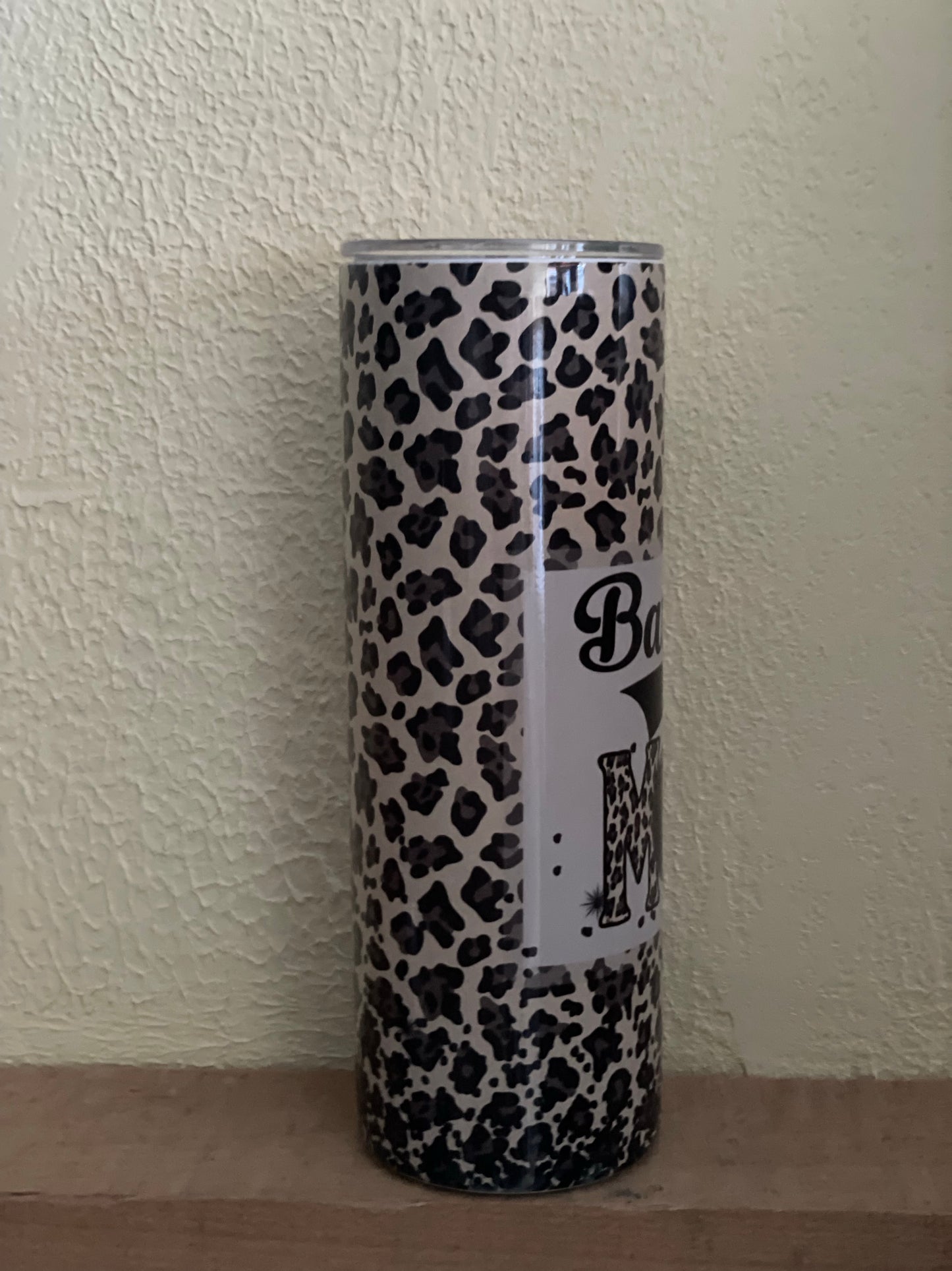 Leopard Inspired Baseball Mom
