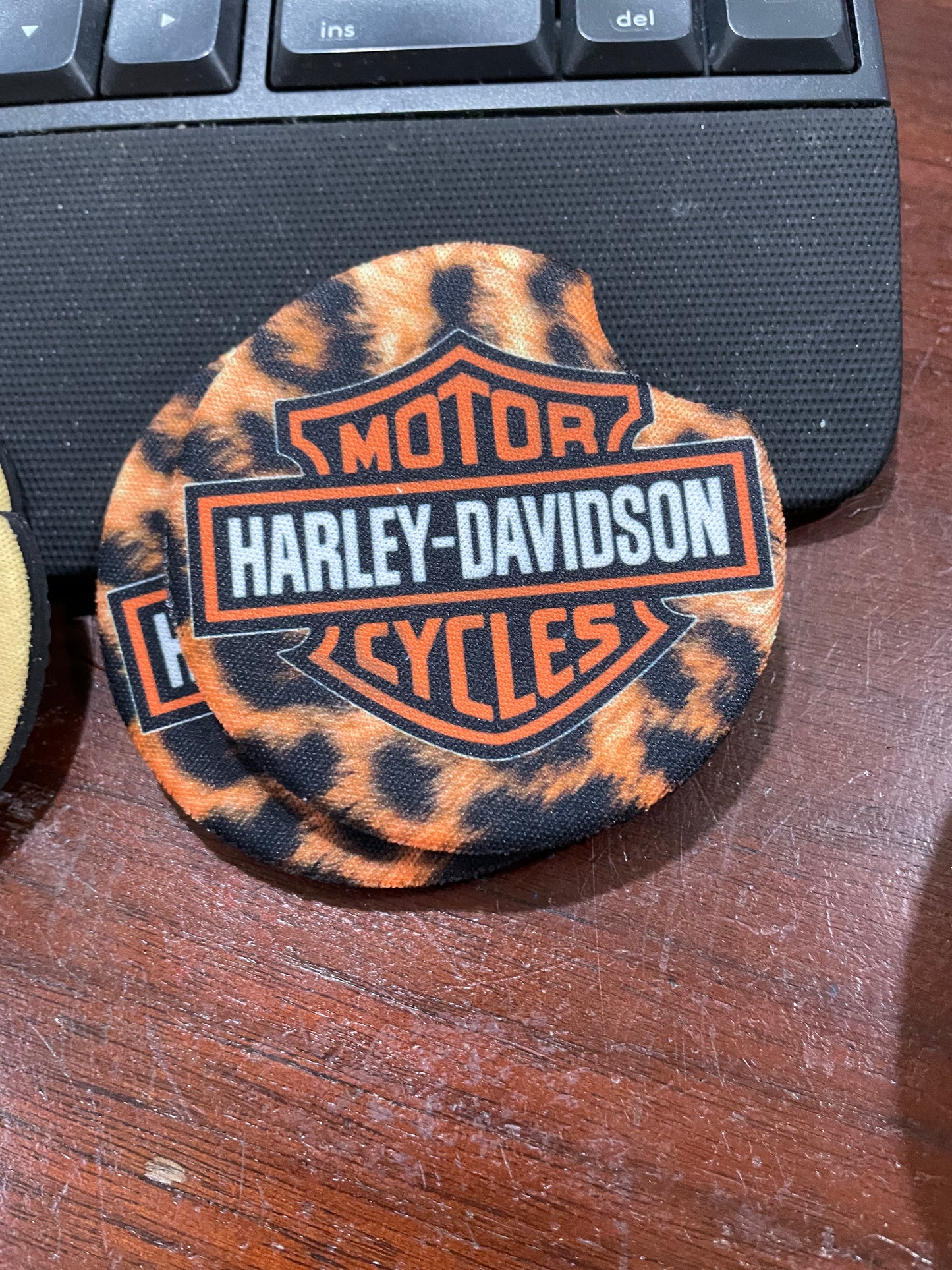 Leopard HD inspired car coasters