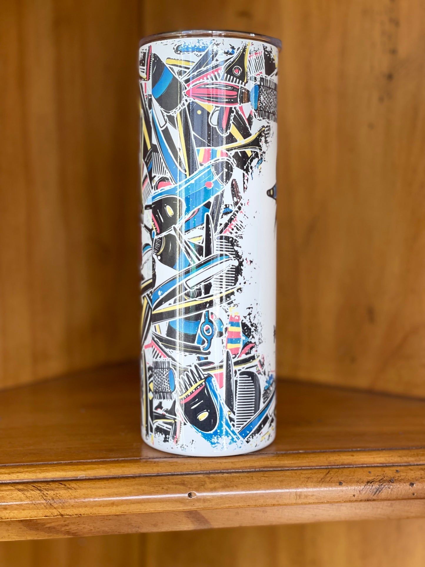 Hair Stylist 20 ounce Tumbler with 2 lids