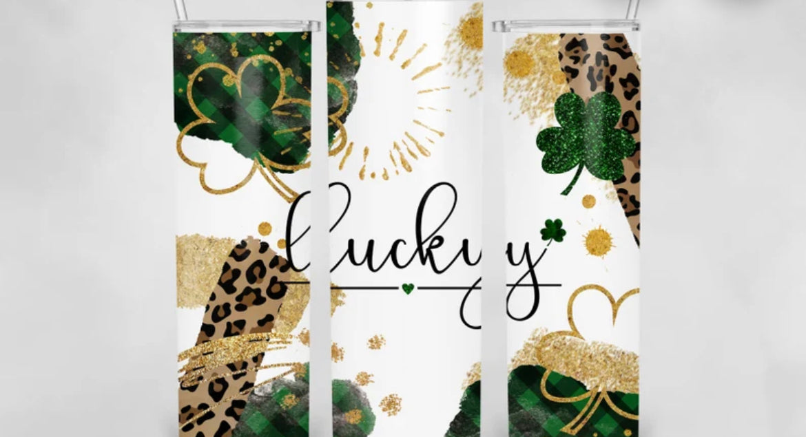 Lucky St Patty’s Inspired 20 ounce Tumbler