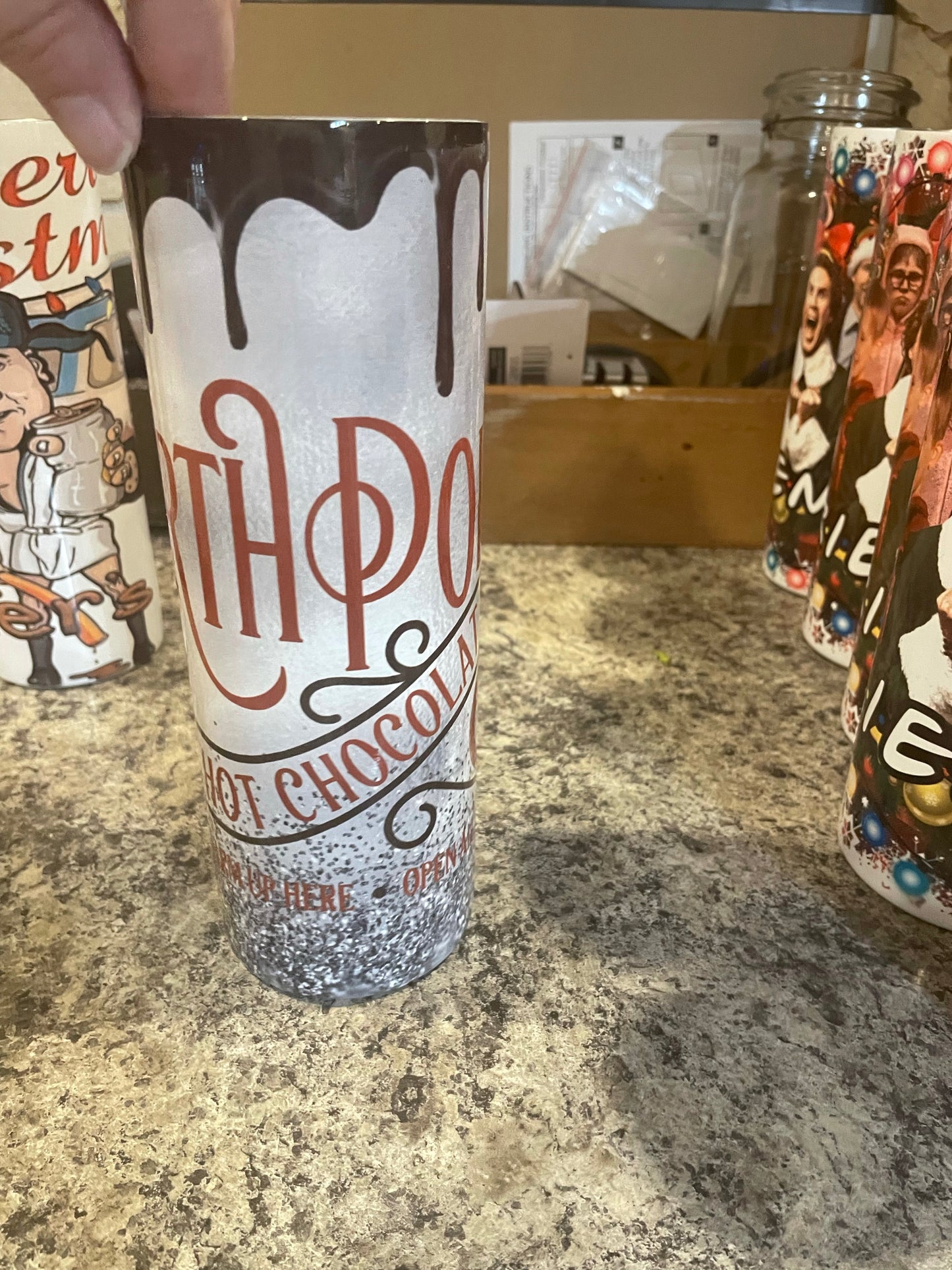 20 ounce Tumbler North Pole Chocolate Company