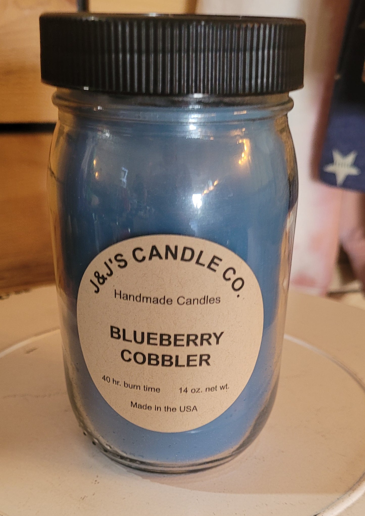J&J's Candle Co. Blueberry Cobbler