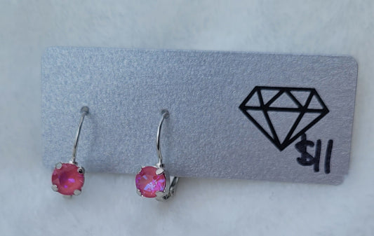 Mini Essential Drop Earring pink