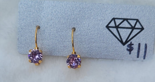Mini Essential Drop Earring light purple