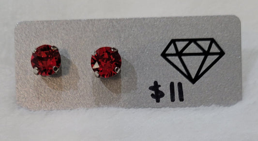 Essential Stud Earring Red
