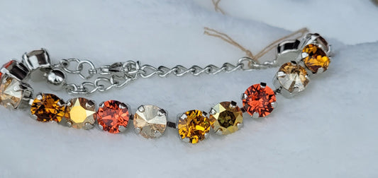Classic Bracelet Gold Copper Coral