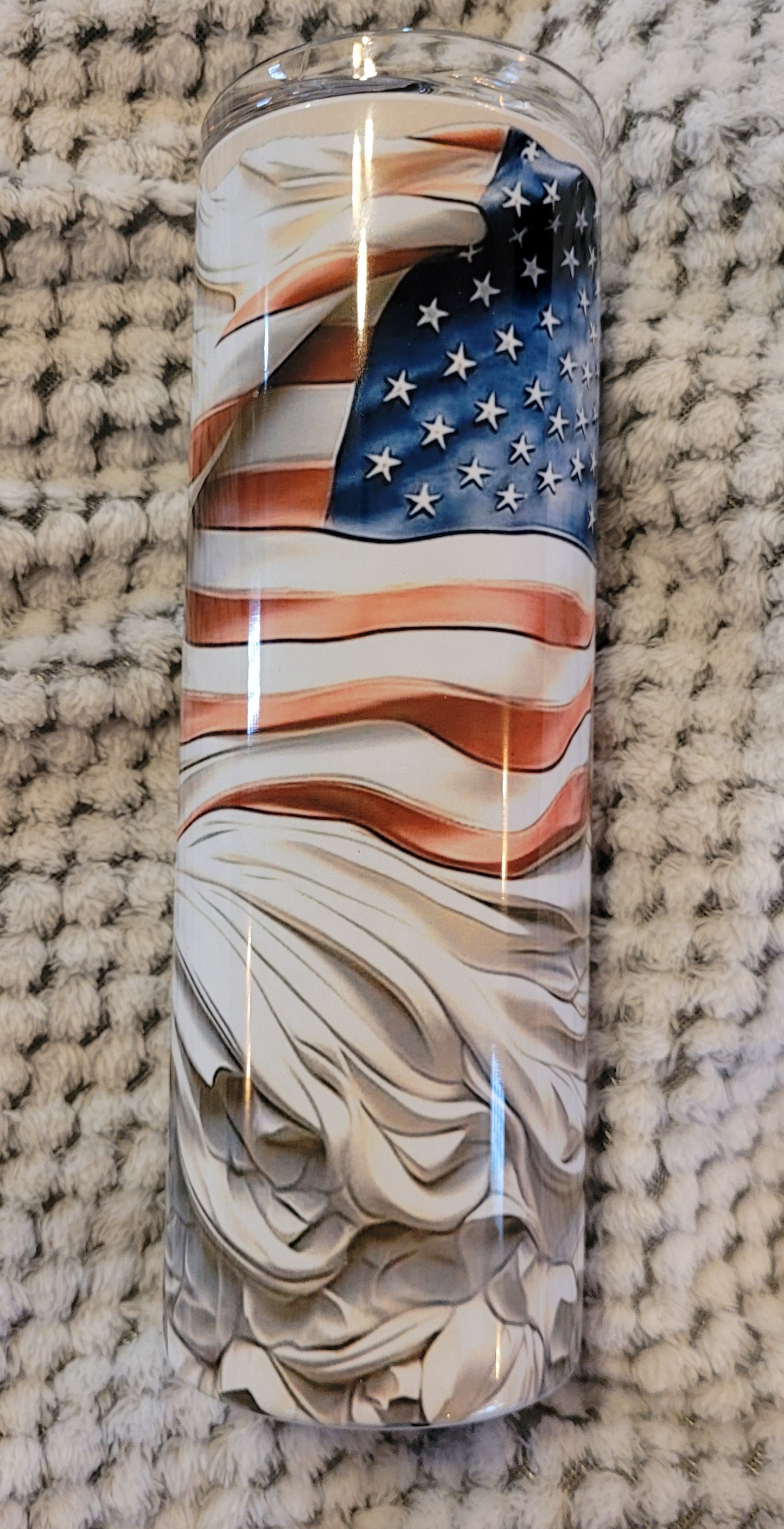 American Flag 3D Tumbler
