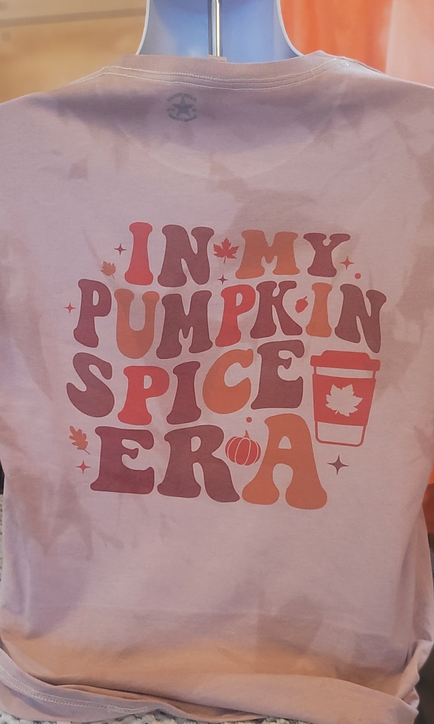 In My Pumpkin Spice Era Tie Dye Tshirt