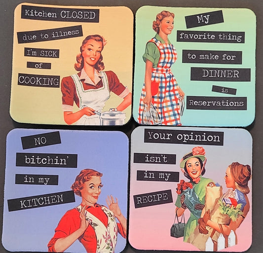 Living Room coaster set of 4