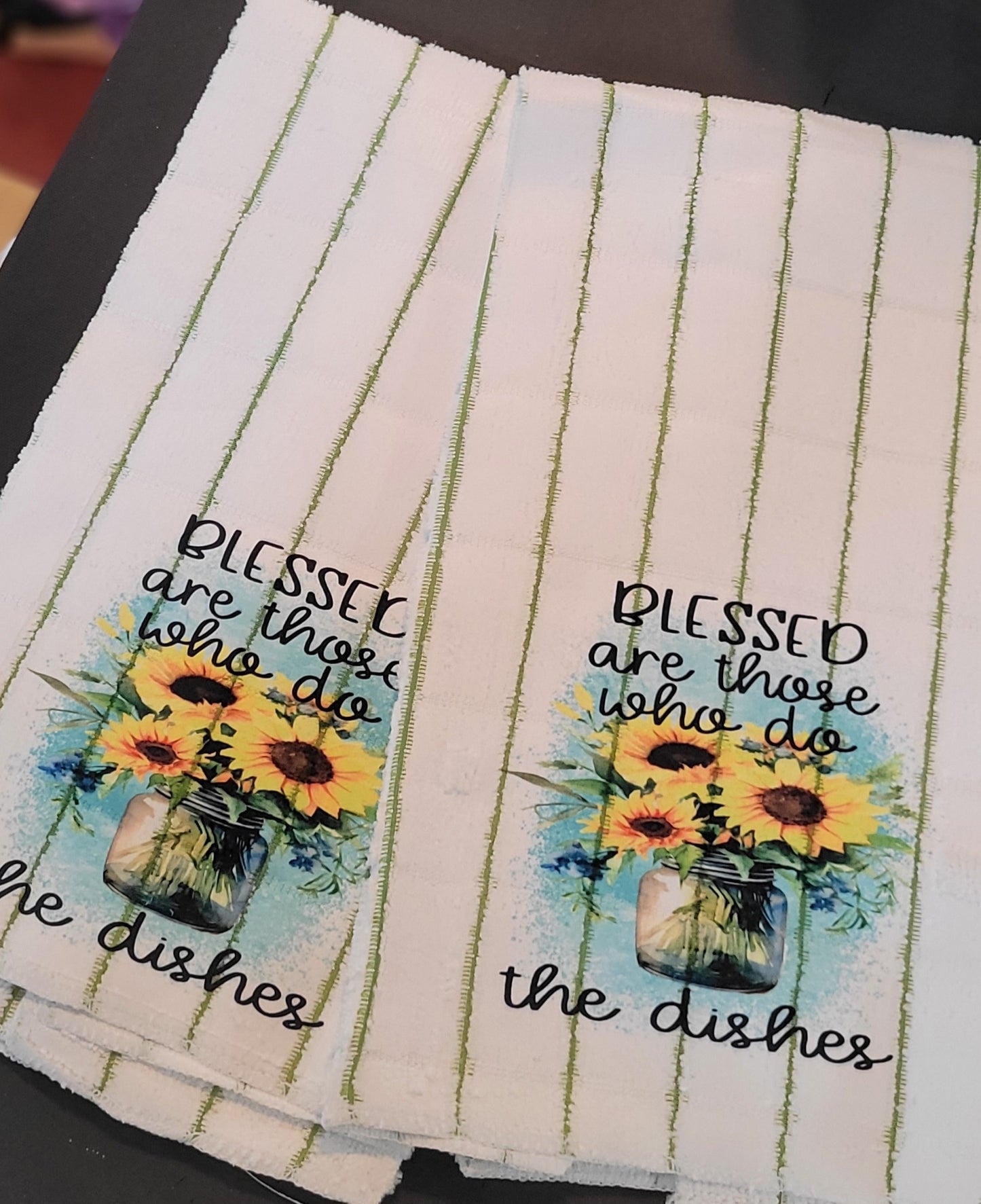 Blessed are those who do dishes...Set of 2