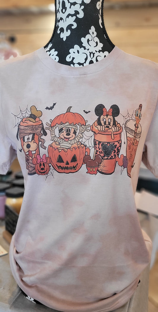 Halloween Inspired Tie Dye Tshirt